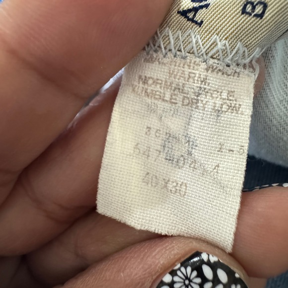 Vintage 80s Action Casuals by Levi Strauss Men's Blue Denim Jeans 40x30 Trashed‎ - Picture 4 of 14